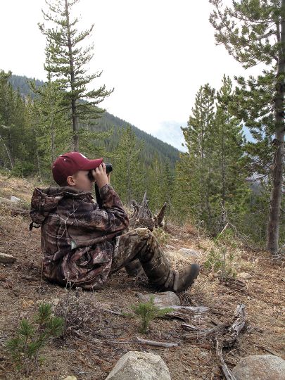 When glassing for bucks on a far ridgeline, a young hunter should be outfitted with quality gear so they don’t become discouraged.